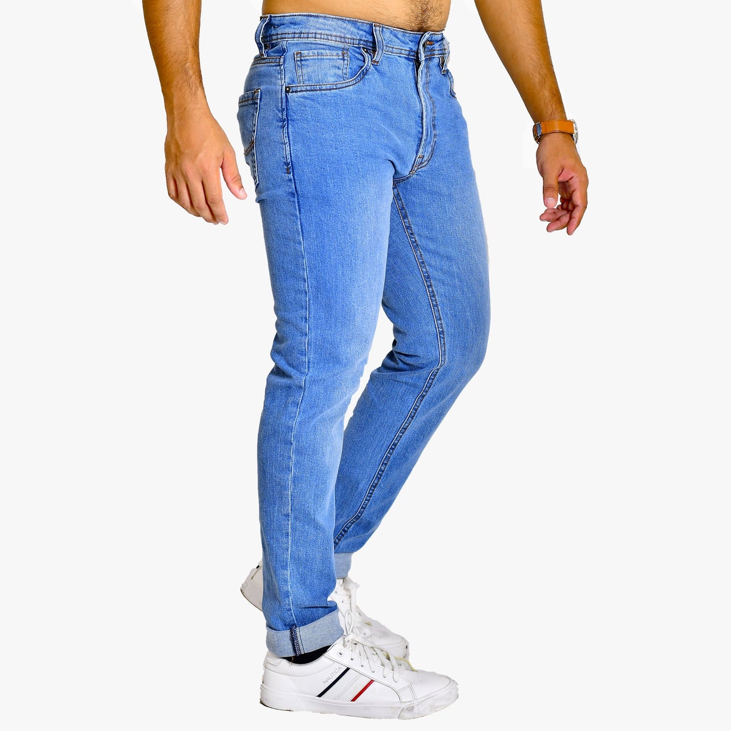 JJ22 Blue - Men's Denim Pant Slim Fit