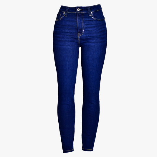 KK Dark Blue - Women's High Rise Denim Pant Skinny Fit