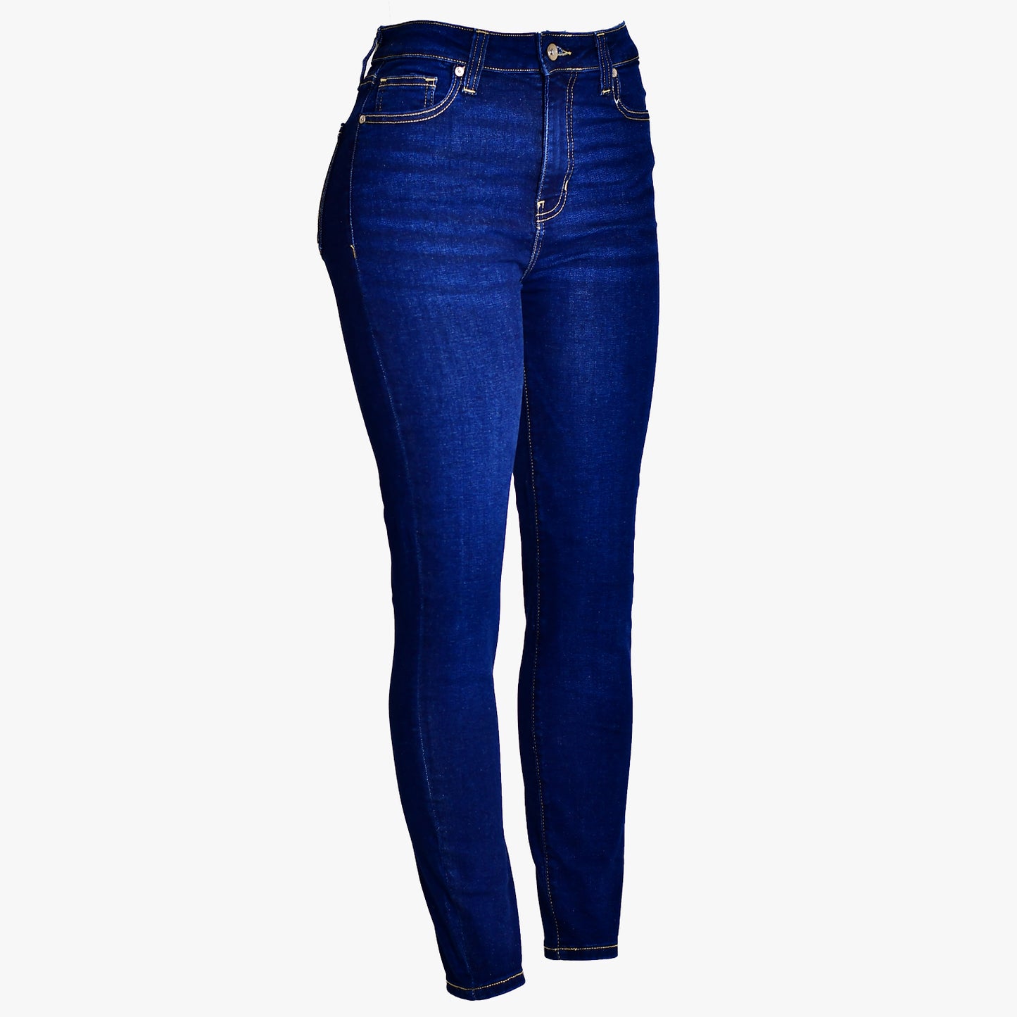 KK Dark Blue - Women's High Rise Denim Pant Skinny Fit