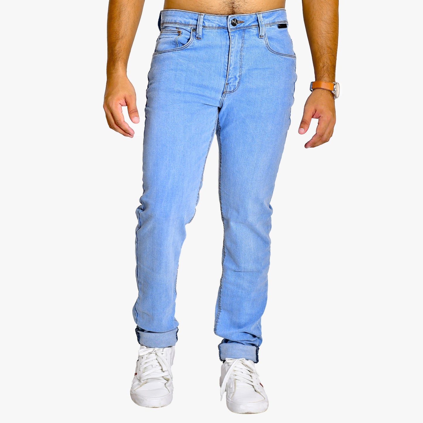 MSD22 Ice Blue - Men's Denim Pant Slim Fit