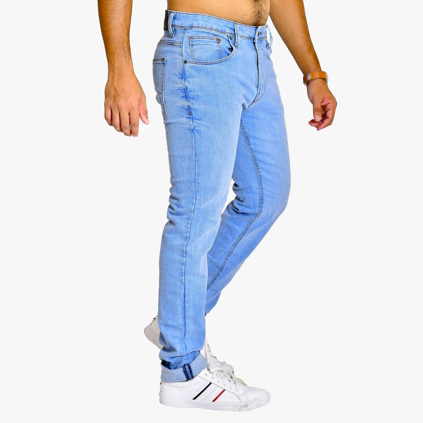 MSD22 Ice Blue - Men's Denim Pant Slim Fit