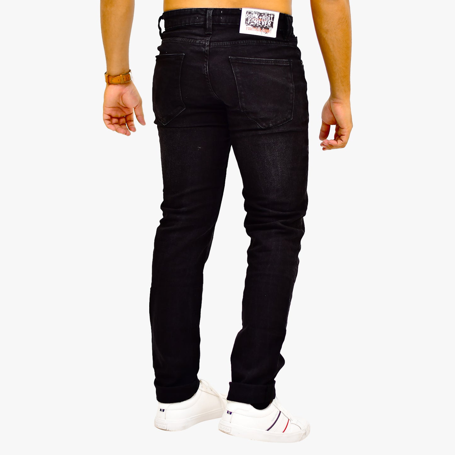 IL1604 Jet Black - Men's Denim Pant Slim Fit