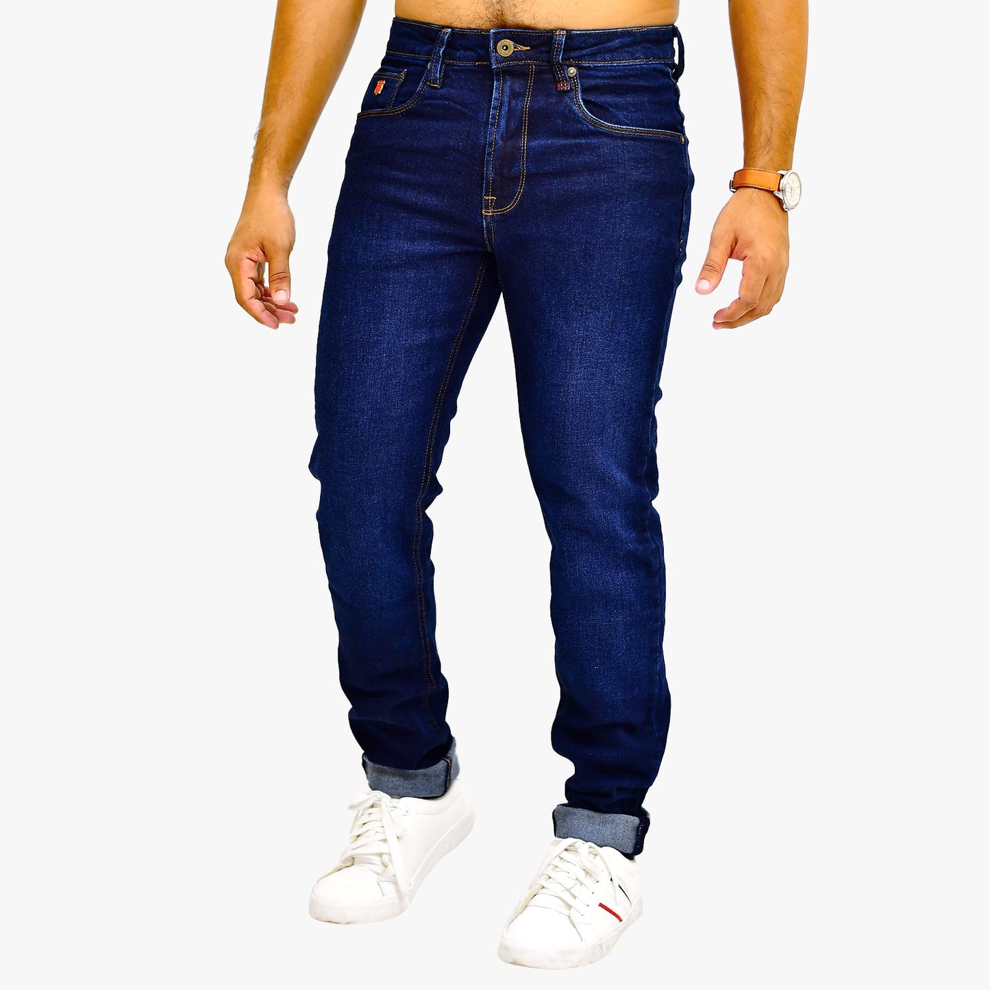 IL1608 Dark Blue - Men's Denim Pant Slim Fit