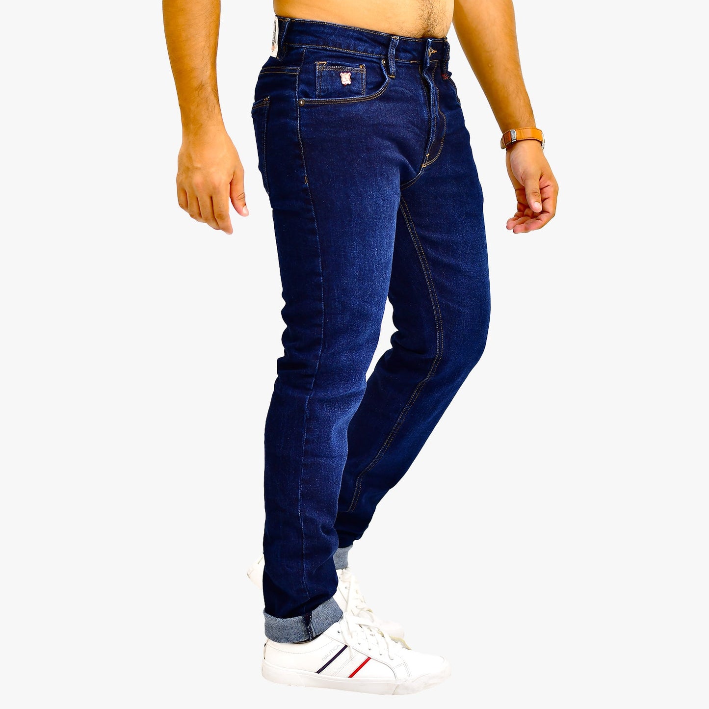 IL1608 Dark Blue - Men's Denim Pant Slim Fit