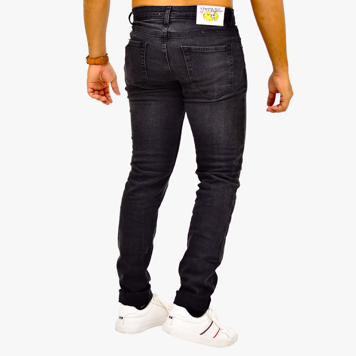 IL1618 Black - Men's Denim Pant Slim Fit