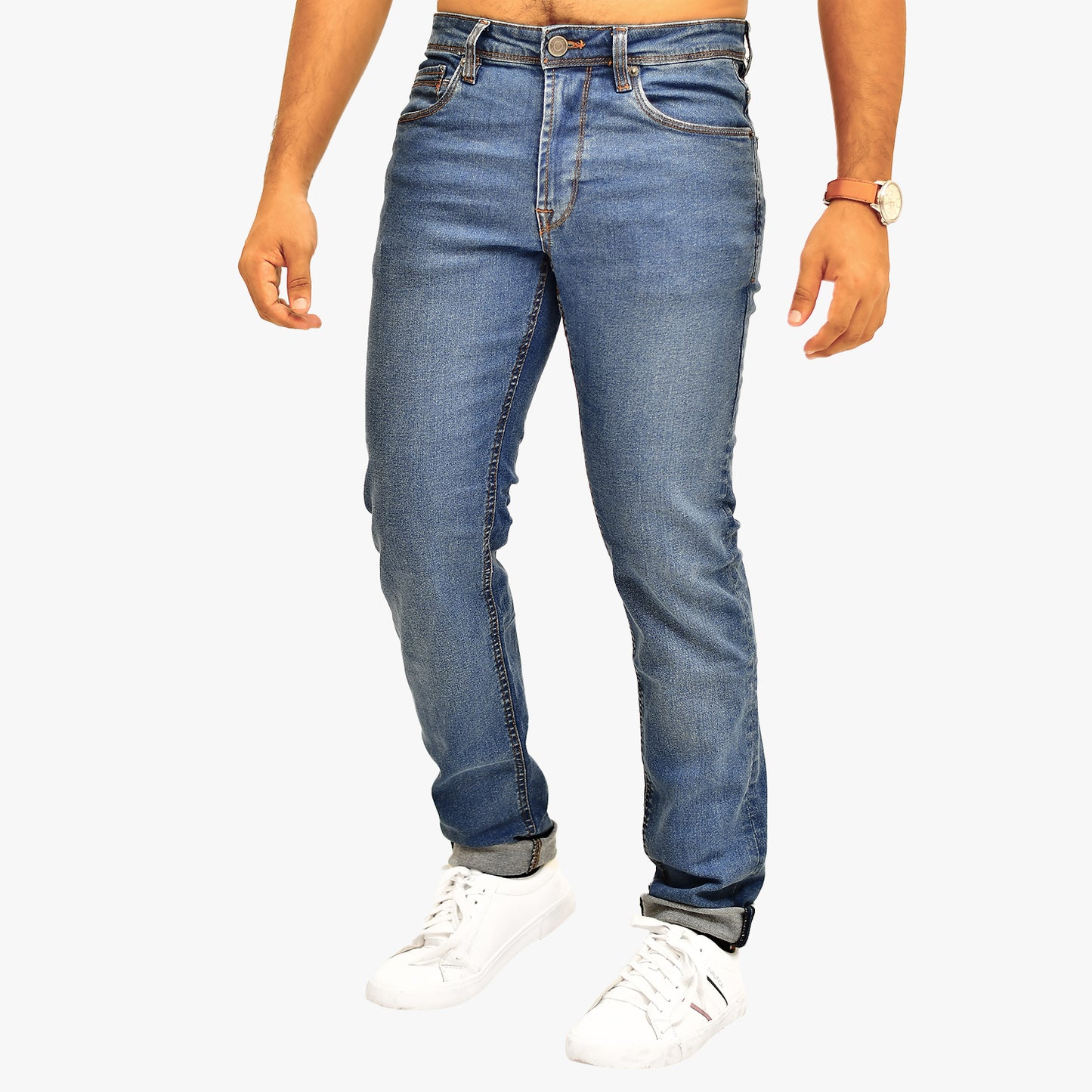 IL1618 Blue - Men's Denim Pant Slim Fit