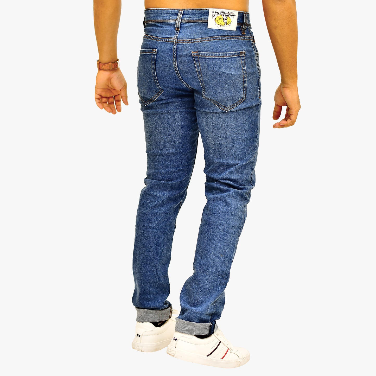 IL1618 Blue - Men's Denim Pant Slim Fit