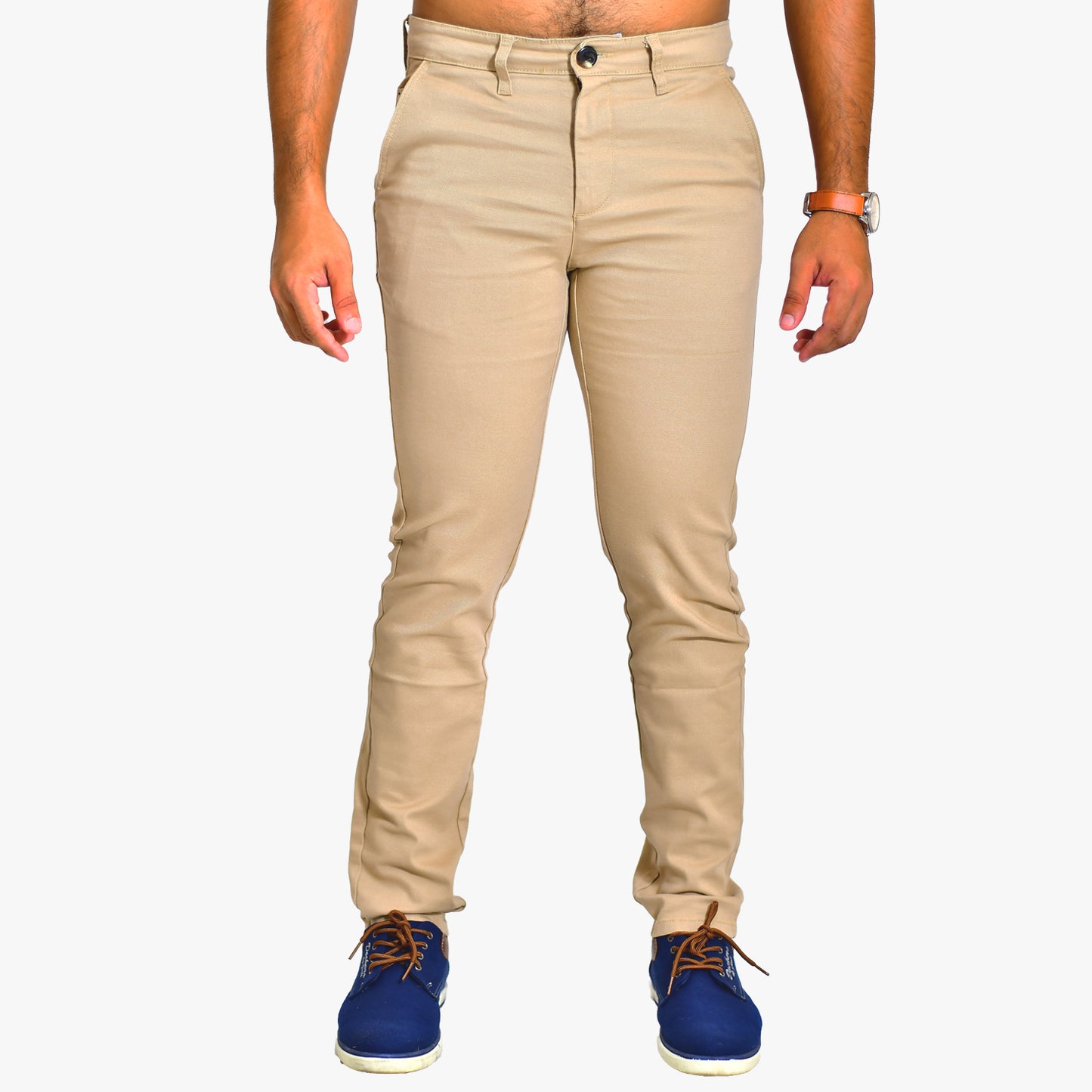 WOKE Men's Chino Slim Fit - Sand