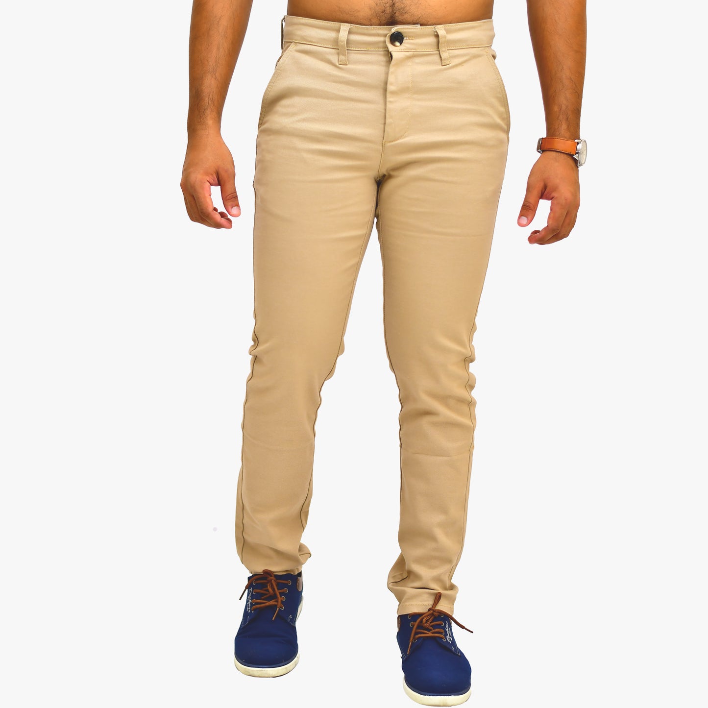 WOKE Men's Chino Slim Fit - Sand