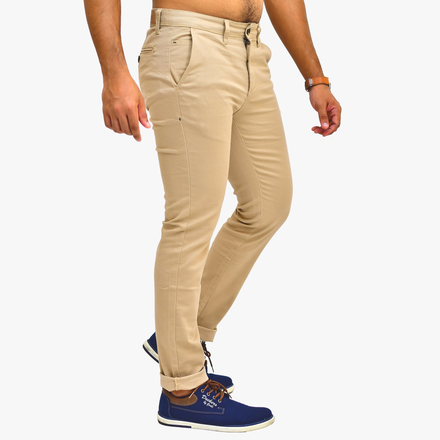 WOKE Men's Chino Slim Fit - Sand